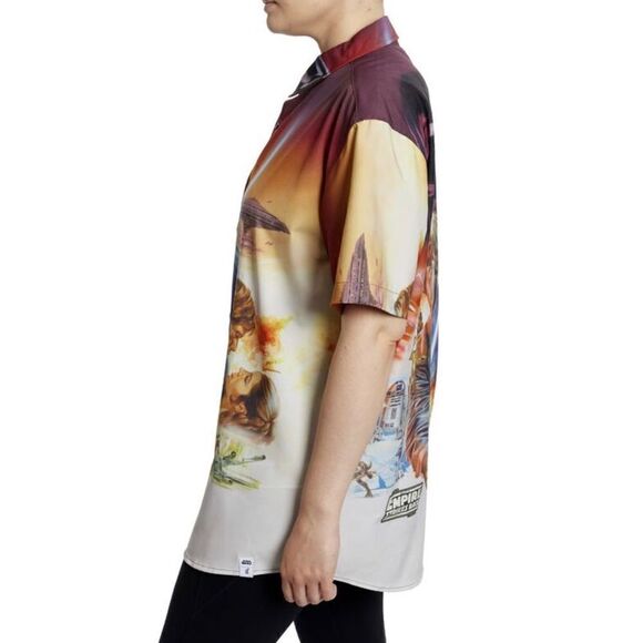 Loungefly Disney Star Wars The Empire Strikes Back Unisex Camp Shirt NWT - Picture 3 of 9